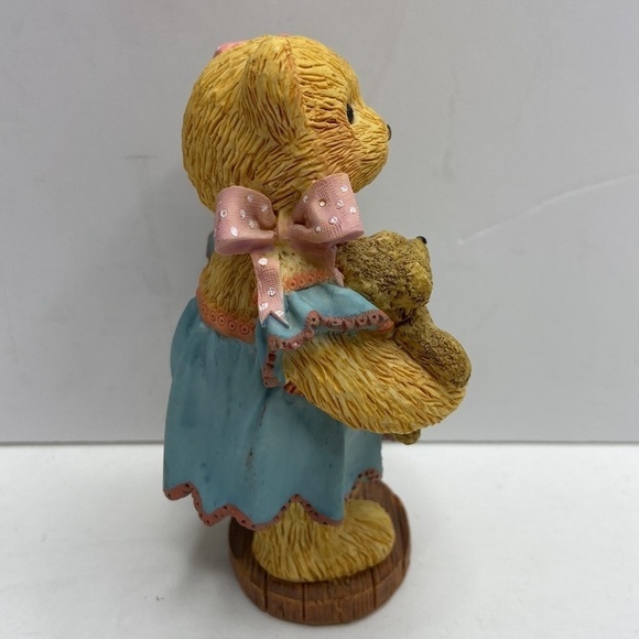 Cherished Teddies Ceramic Mother Bear Holding BabyTeddy Bear Figurine Statue - Picture 6 of 9